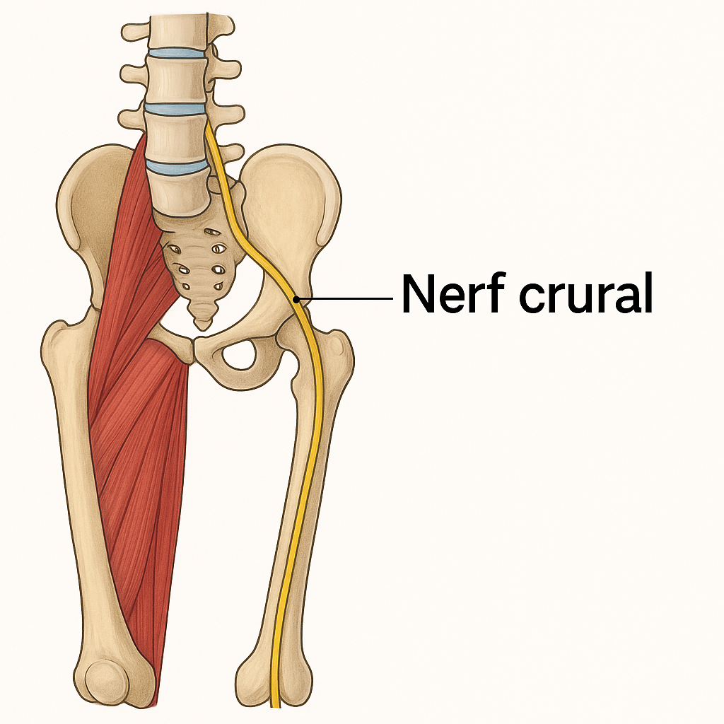 ou se situe le nerf crural comprendre le nerf crural